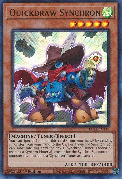 YuGiOh Quickdraw Synchron LDS3-EN117 Legendary Duelists: Season 3 1st Edition - EternaCards
