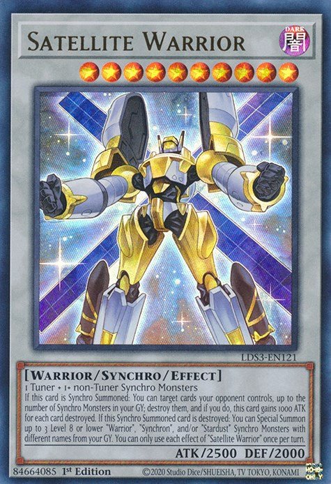 YuGiOh Satellite Warrior LDS3-EN121 Legendary Duelists: Season 3 1st Edition - EternaCards