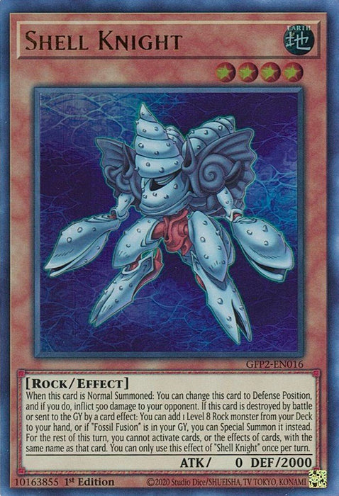 YuGiOh Shell Knight GFP2-EN016 Ghosts From the Past: The 2nd Haunting 1st Edition - EternaCards