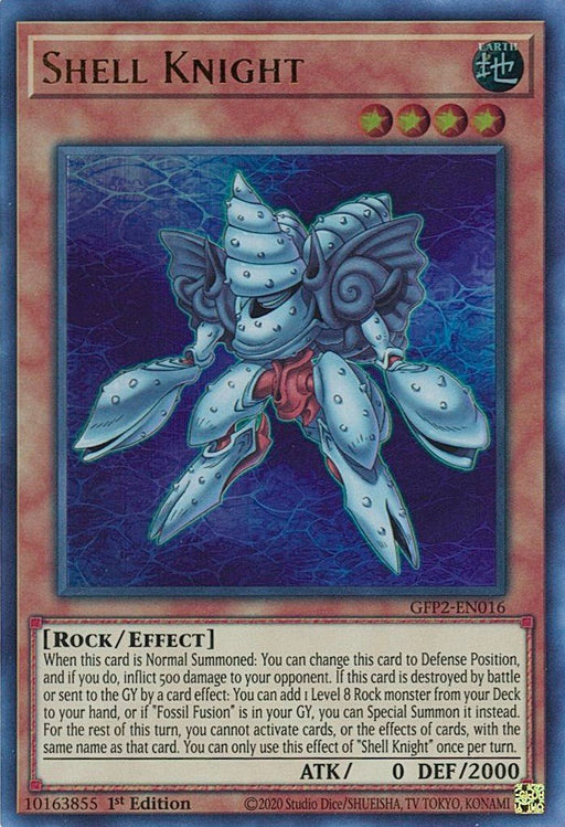 YuGiOh Shell Knight GFP2-EN016 Ghosts From the Past: The 2nd Haunting 1st Edition - EternaCards
