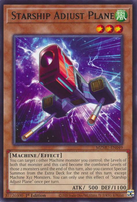 YuGiOh Starship Adjust Plane MZMU-EN049 Maze of Muertos 1st Edition - EternaCards