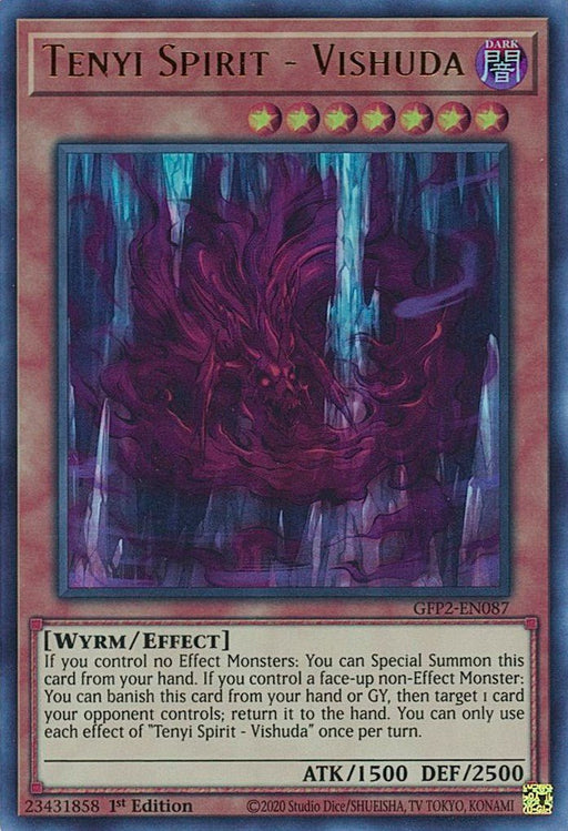 YuGiOh Tenyi Spirit - Vishuda GFP2-EN087 Ghosts From the Past: The 2nd Haunting 1st Edition - EternaCards