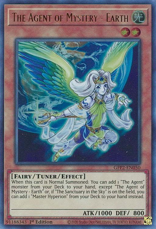 YuGiOh The Agent of Mystery - Earth GFP2-EN050 Ghosts From the Past: The 2nd Haunting 1st Edition - EternaCards