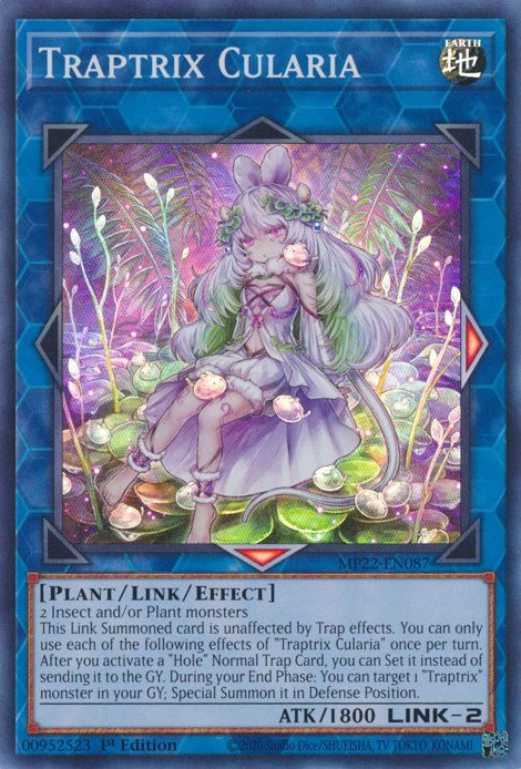 YuGiOh Traptrix Cularia MP22-EN087 2022 Tin of the Pharaoh's Gods 1st Edition - EternaCards