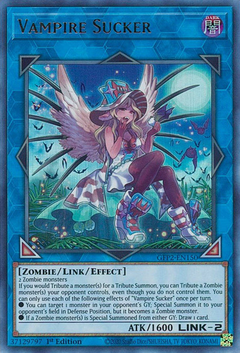 YuGiOh Vampire Sucker GFP2-EN150 Ghosts From the Past: The 2nd Haunting 1st Edition - EternaCards