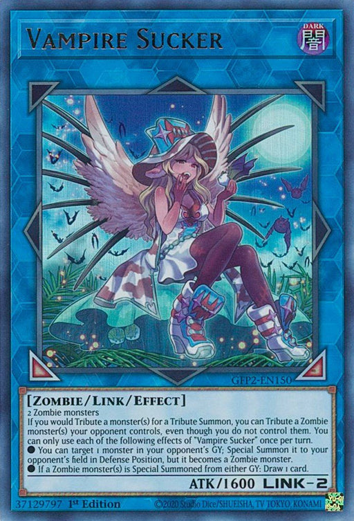 YuGiOh Vampire Sucker GFP2-EN150 Ghosts From the Past: The 2nd Haunting 1st Edition - EternaCards