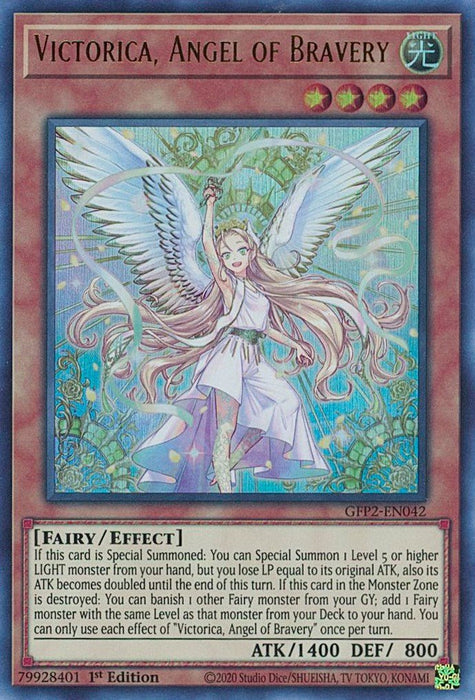 YuGiOh Victorica, Angel of Bravery GFP2-EN042 Ghosts From the Past: The 2nd Haunting 1st Edition - EternaCards