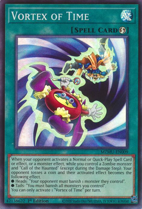 YuGiOh Vortex of Time MZMU-EN009 Maze of Muertos 1st Edition - EternaCards