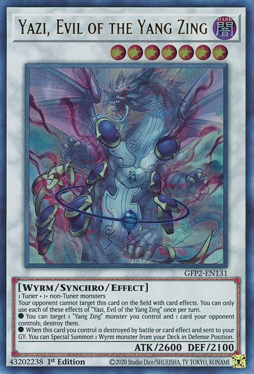 YuGiOh Yazi, Evil of the Yang Zing GFP2-EN131 Ghosts From the Past: The 2nd Haunting 1st Edition - EternaCards